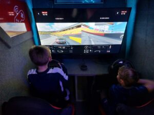 Inside the London Gaming Bus