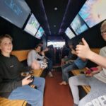 Inside the Gaming Bus at Colchester